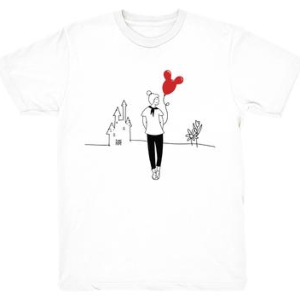 Walts Wardrobe Red Mickey Balloon tee L